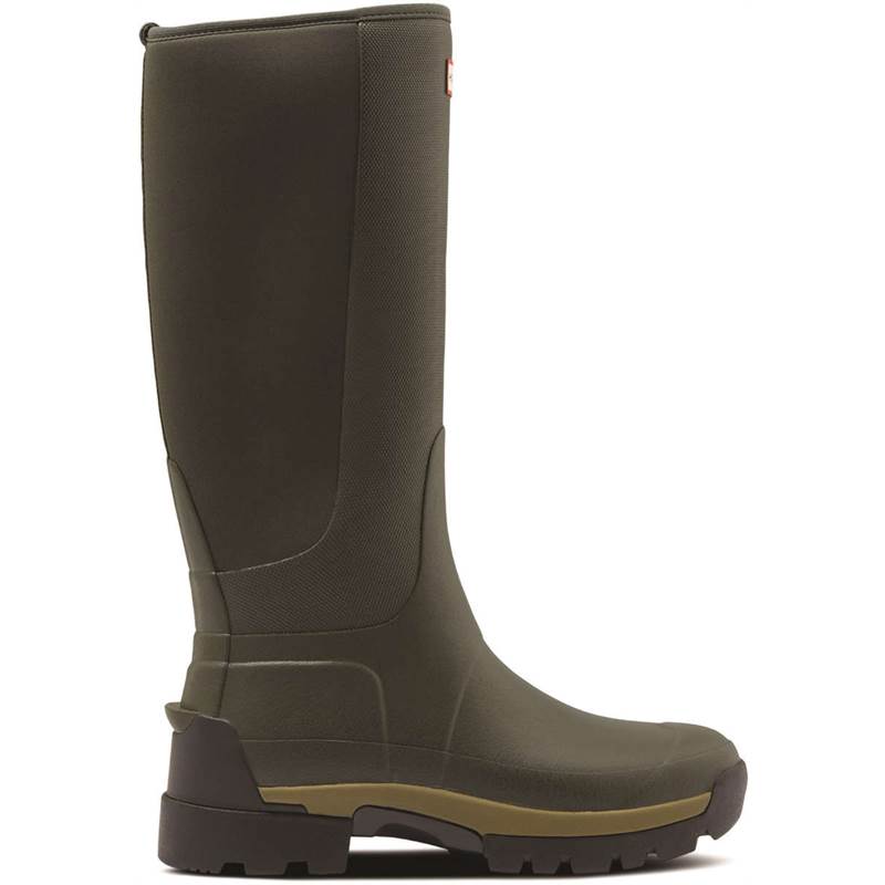 Hunter Mens Balmoral Hybrid Tall Wellington Boots.-2