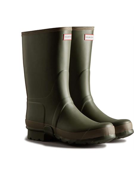 Hunter Mens Gardener Short Wellington Boots