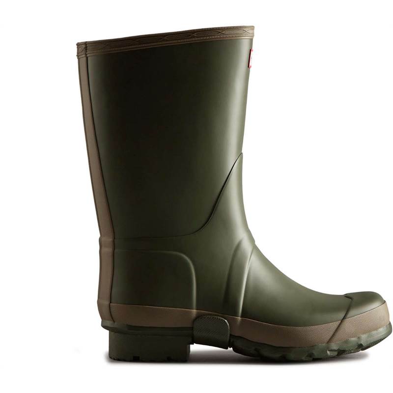 Hunter Mens Gardener Short Wellington Boots-2