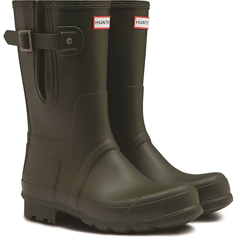 Hunter Mens Original Adjustable Short Wellington Boots-1
