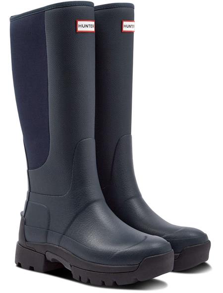 Hunter Womens Balmoral Hybrid Tall Wellington Boots.