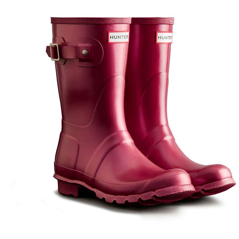 Hunter Womens Original Short Nebula Wellington Boots-1