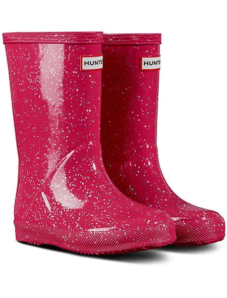 Hunter Kids First Giant Glitter Wellington Boots