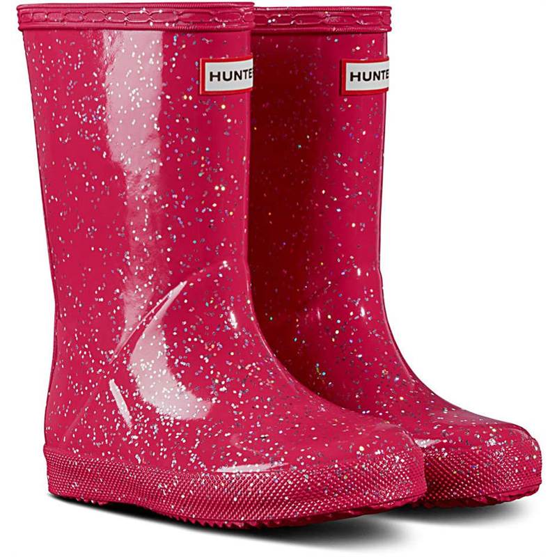 Hunter Kids First Giant Glitter Wellington Boots-1
