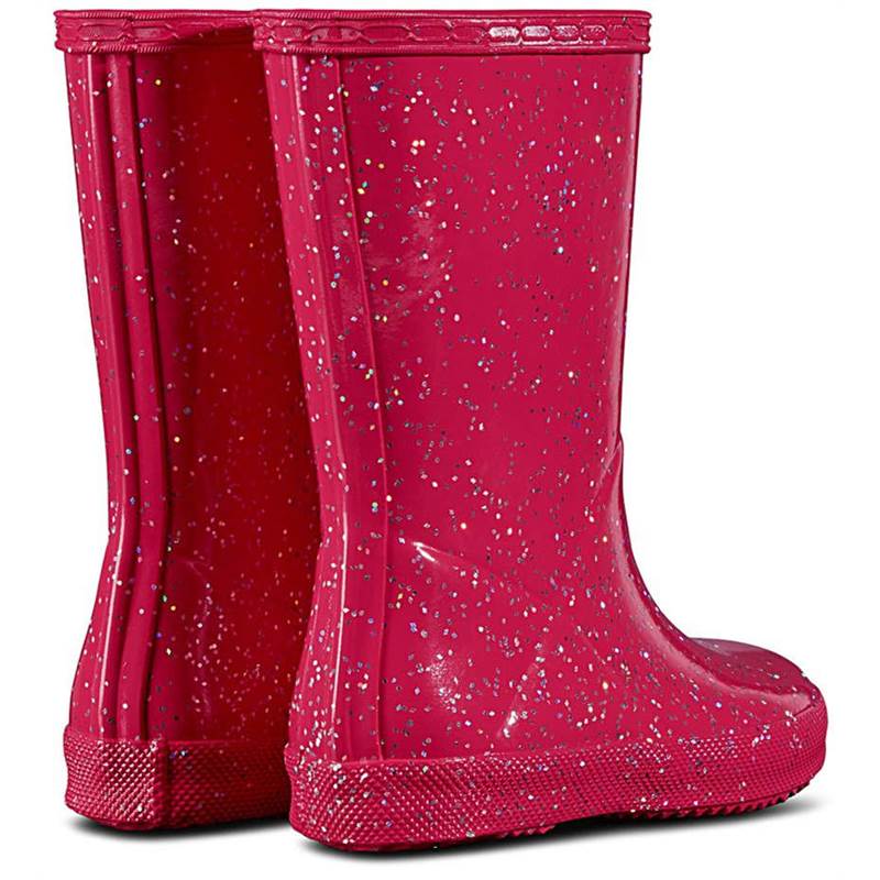 Hunter Kids First Giant Glitter Wellington Boots-2