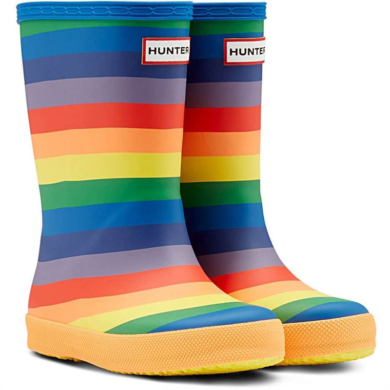 Hunter Kids First Rainbow Wellington Boots-1