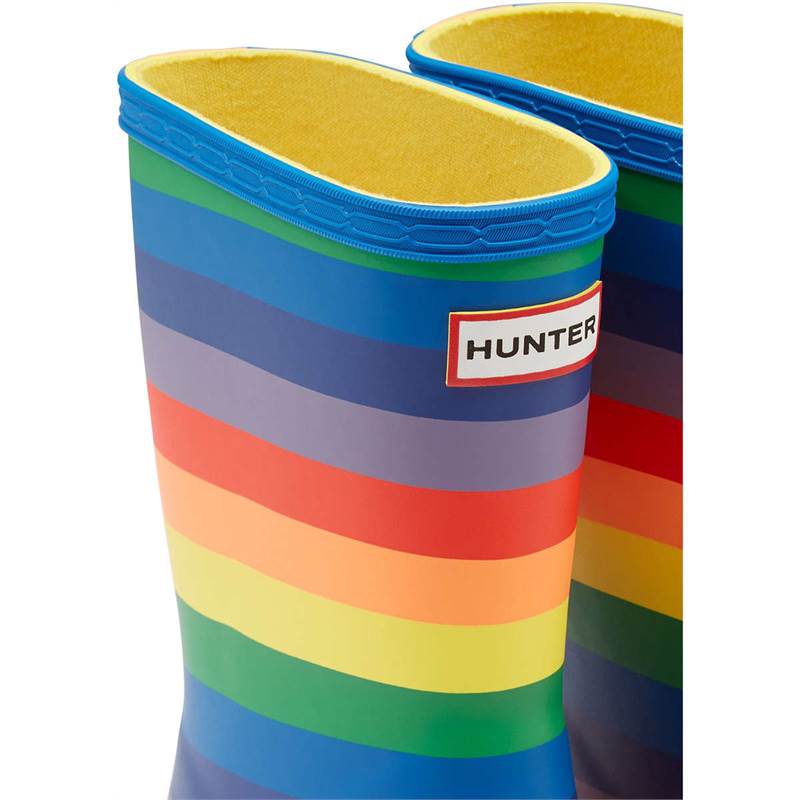 Hunter Kids First Rainbow Wellington Boots-3