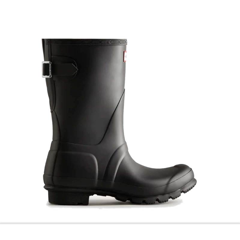 Hunter Womens Short Back Adjustable Wellington Boots-2