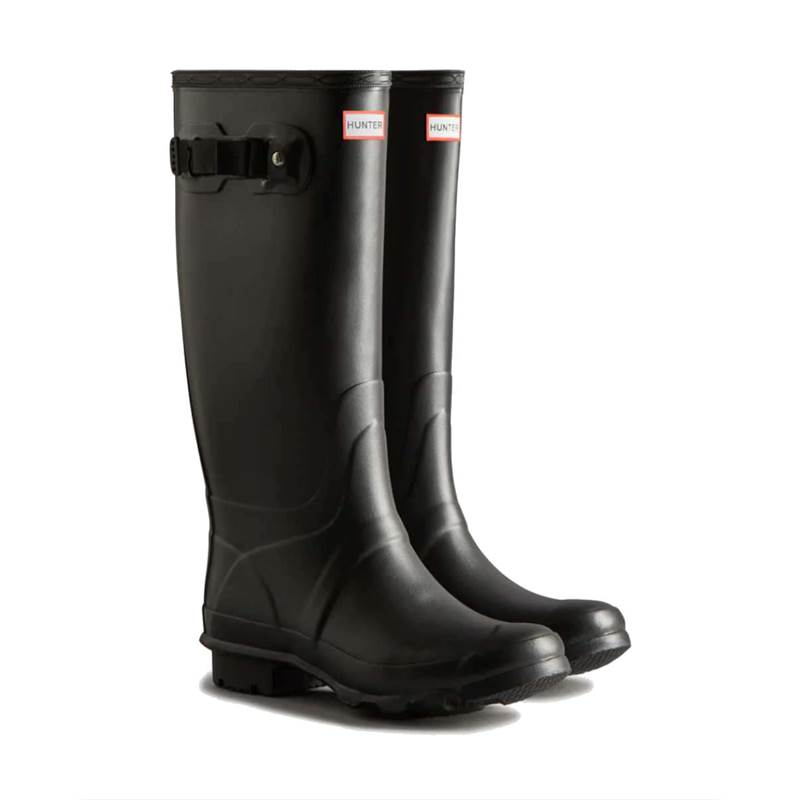 Hunter Womens Huntress Wide Leg Wellington Boots-1