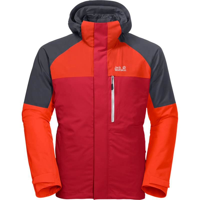Jack Wolfskin Mens Steting Peak 3-in-1 Waterproof Jacket-1