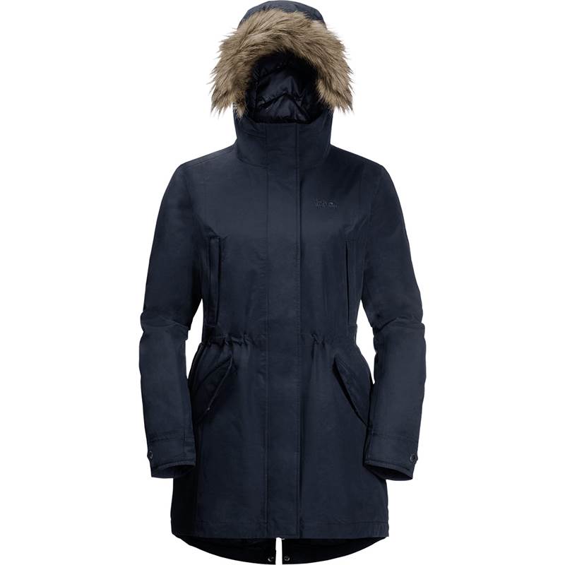 Jack Wolfskin Womens Wildwood Waterproof Parka-1