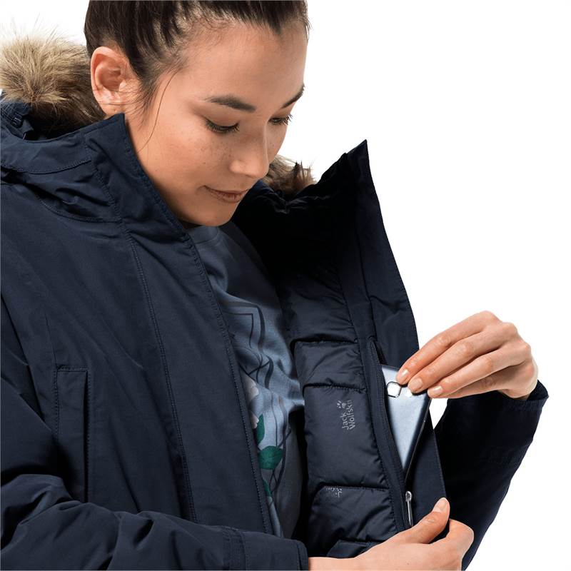 Jack Wolfskin Womens Wildwood Waterproof Parka-3