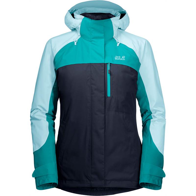 Jack Wolfskin Womens Whitney Peak 3-in-1 Waterproof Jacket OutdoorGB