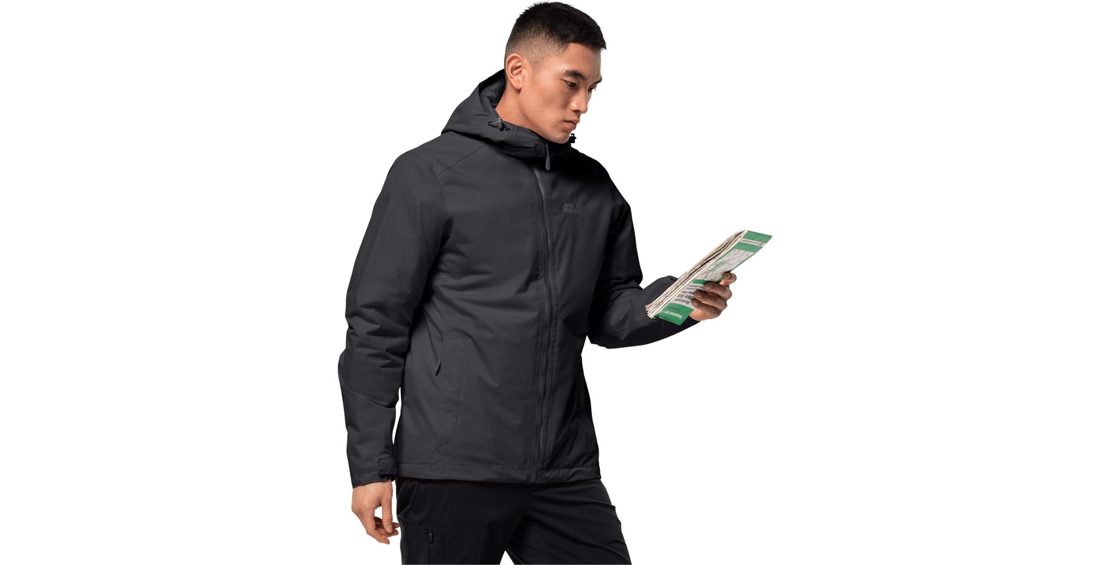 Jack Wolfskin Mens Frosty Morning Waterproof Jacket