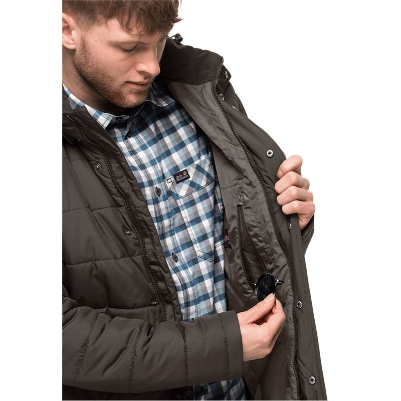 Jack Wolfskin Mens Svalbard Insulated Quilted Coat-4