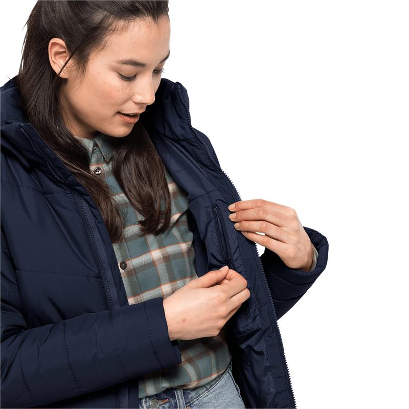 Jack Wolfskin Womens North York Insulated Quilted Coat