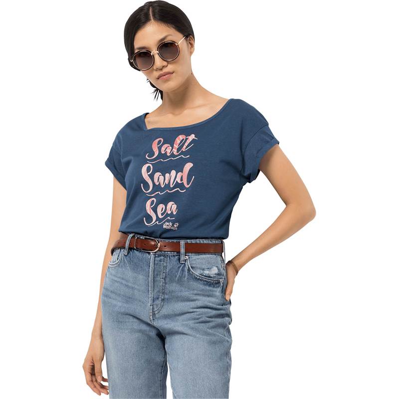 Jack Wolfskin Womens Salt Sand Sea T-shirt-2