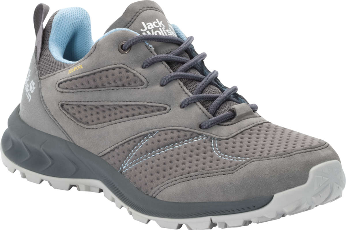 Jack Wolfskin Scrambler Low Hiking Womens Shoes - Light Blue Size 7 - NEW |  eBay