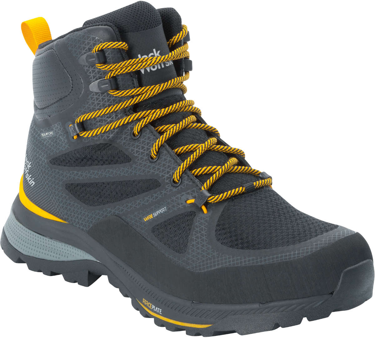 Jack Wolfskin Mens Force Striker Texapore Mid Boots OutdoorGB