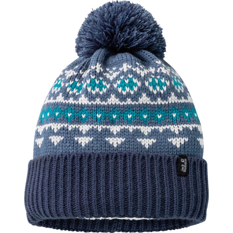 Jack Wolfskin Womens Mountain Knitted Bobble Hat-1
