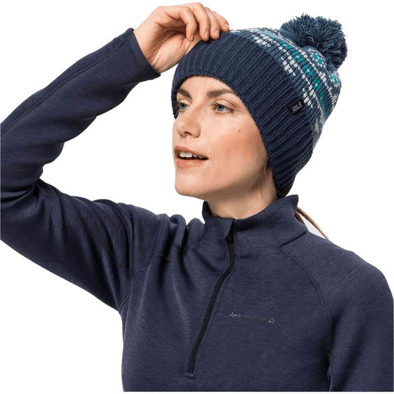 Jack Wolfskin Womens Mountain Knitted Bobble Hat-3