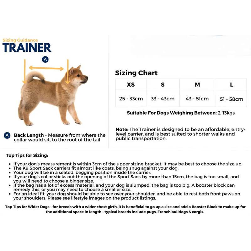 K9 Sport Sack Trainer Dog Backpack-4