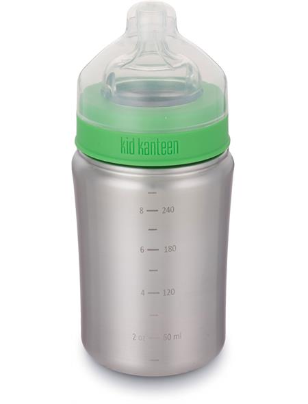 Klean Kanteen 266ml Baby Bottle with Slow Flow Nipple