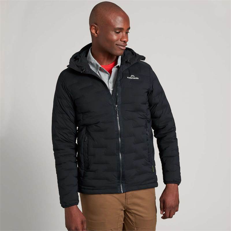 Kathmandu Mens Federate Stretch Down Hooded Jacket-1