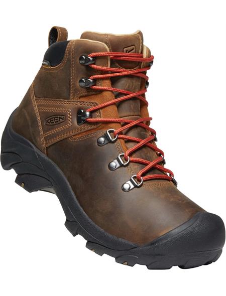 KEEN Mens Pyrenees Leather Waterproof Hiking Boots