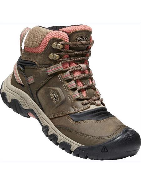 KEEN Womens Ridge Flex Mid Waterproof Hiking Boots