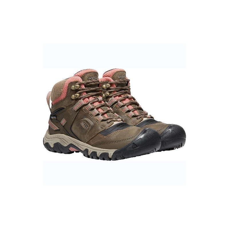 KEEN Womens Ridge Flex Mid Waterproof Hiking Boots-4