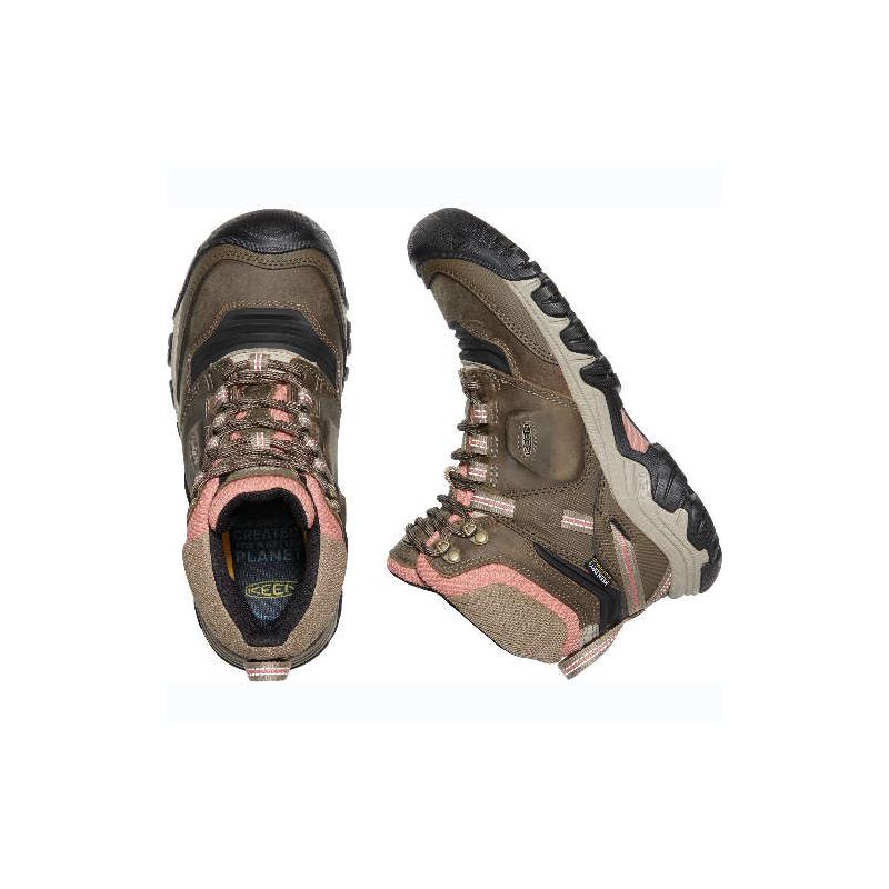 KEEN Womens Ridge Flex Mid Waterproof Hiking Boots-5