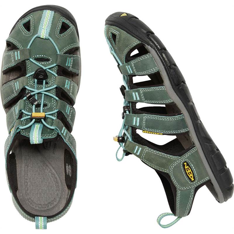 KEEN Womens Clearwater CNX Leather Sandals-3