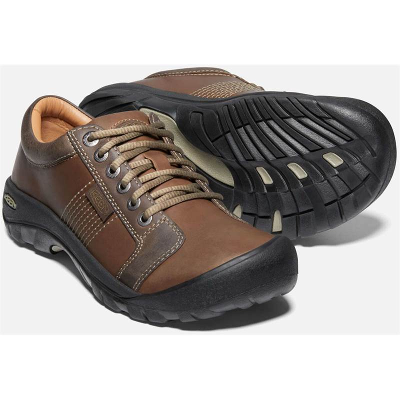 KEEN Mens Austin Leather Shoes-4