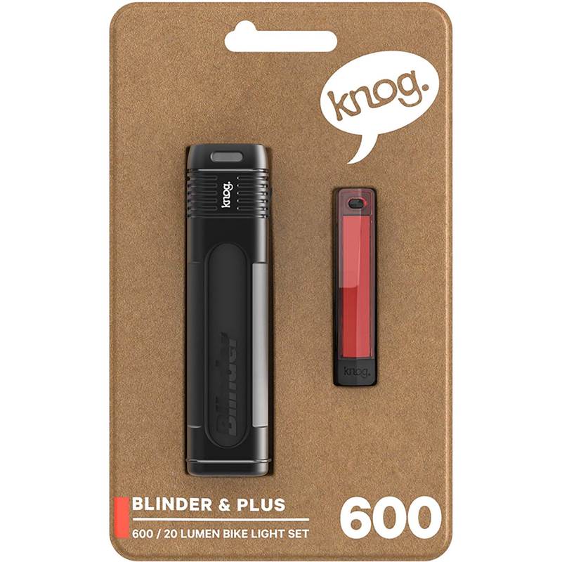 Knog Blinder Pro 600 and Plus 20 Bike Light Set-4