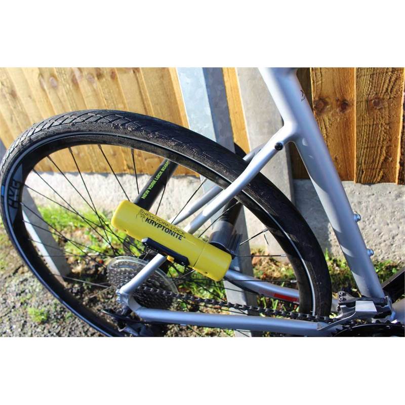 Kryptonite New York Diamond Angle Grinder Resistant U-Lock Sold Secure Diamond Bike Lock-4