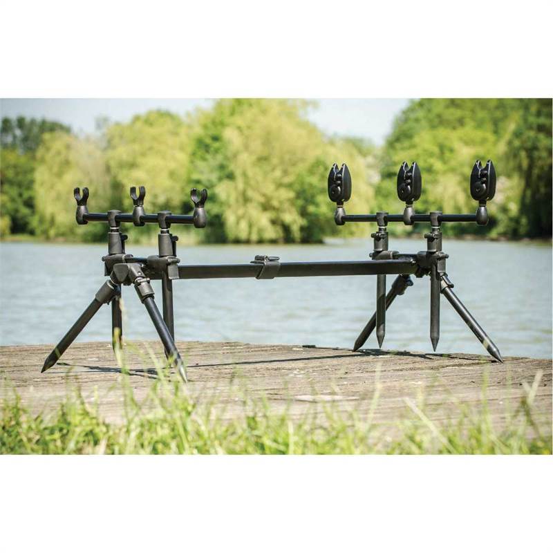 Leeda 3 Rod Pod + Carrycase-1