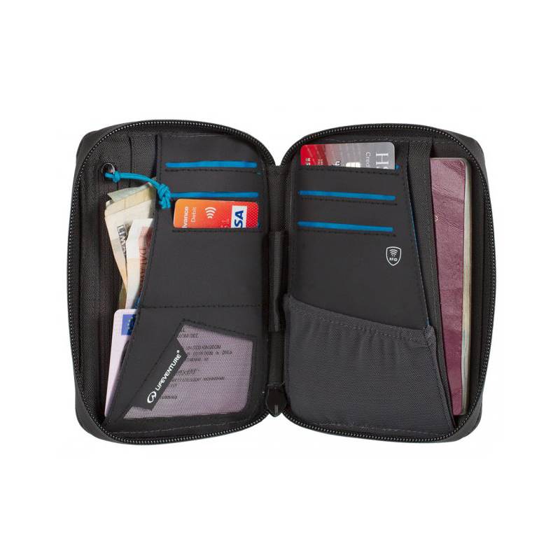 Lifeventure RFID Protected Mini Travel Document Wallet-2