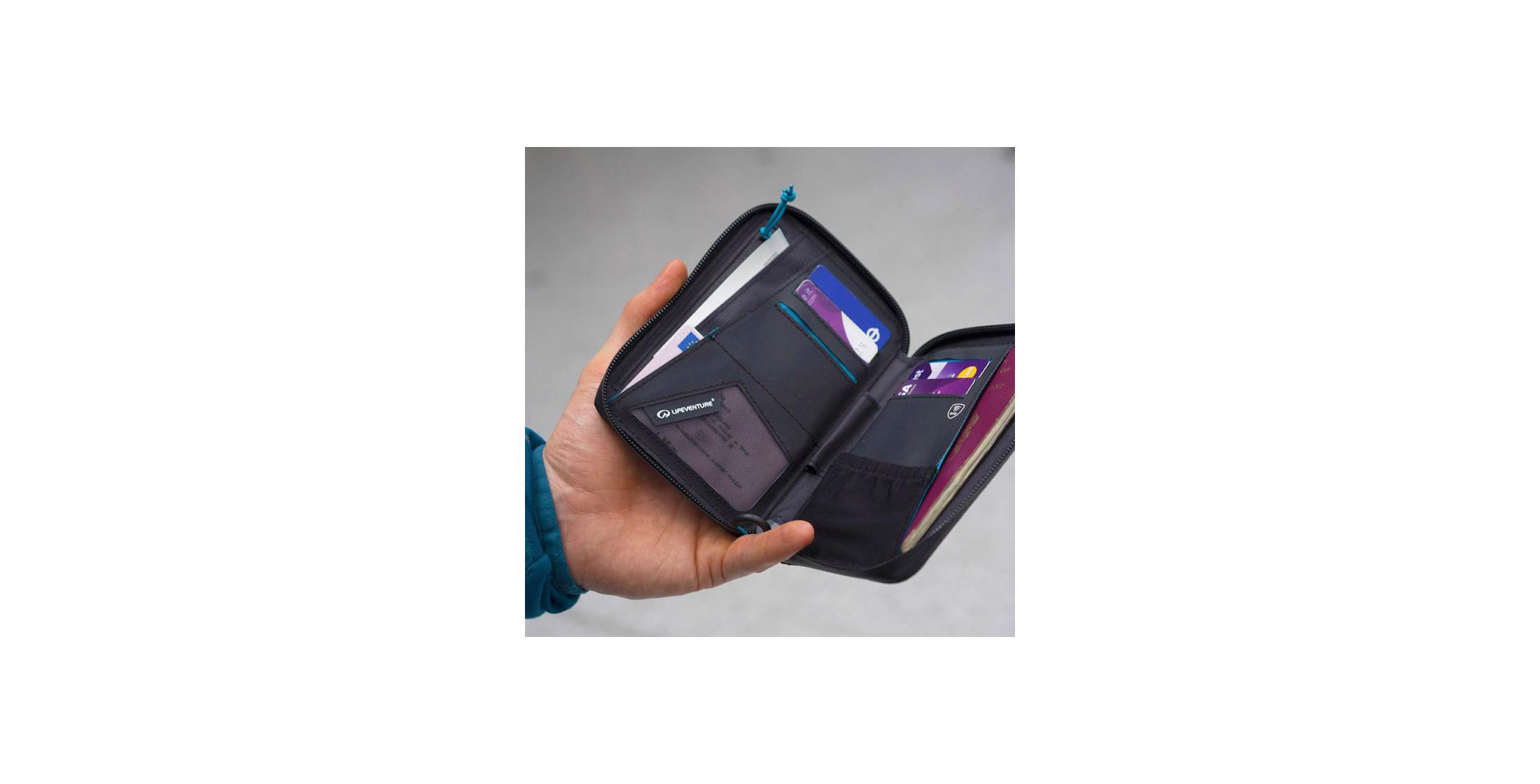 Lifeventure RFID Protected Mini Travel Document Wallet