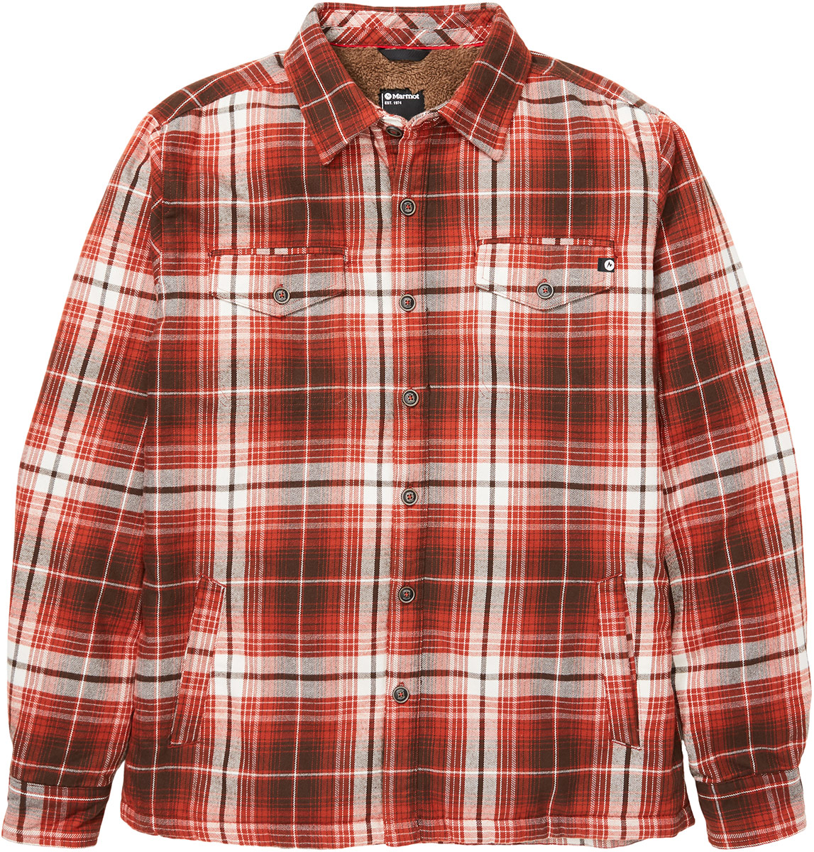 marmot fleece lined flannel