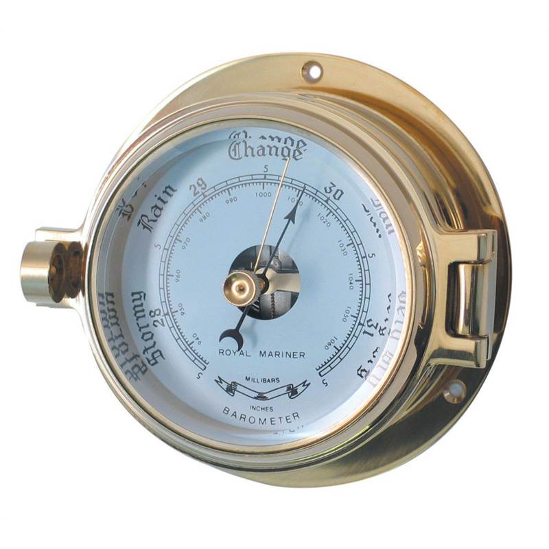 Channel Range Brass Barometer-1