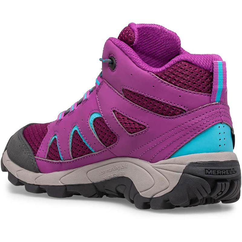 Merrell Kids Oakcreek Mid Lace Waterproof Boots.-4