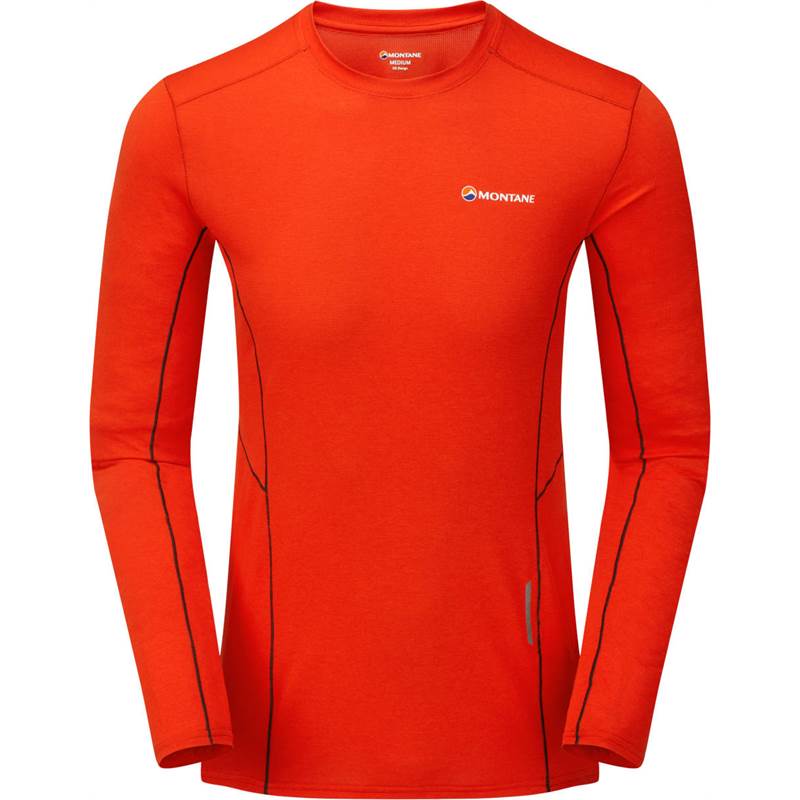 Montane Mens Sabre Long Sleeve Trail Running Baselayer T-Shirt-1