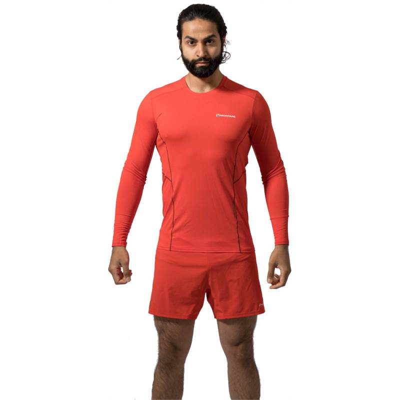 Montane Mens Sabre Long Sleeve Trail Running Baselayer T-Shirt-2