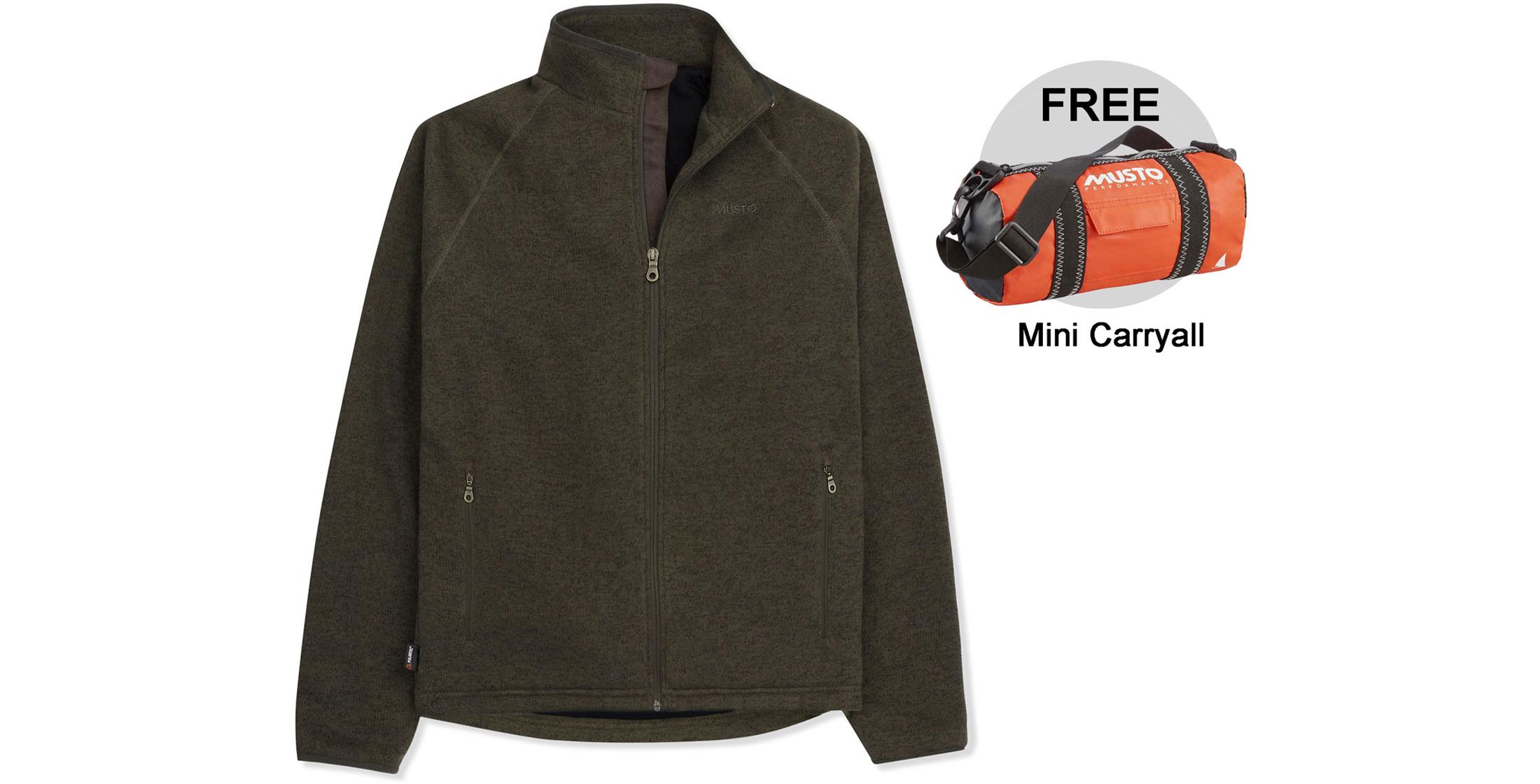 Musto Mens Super Warm Polartec Windjammer Shooting Fleece Jacket