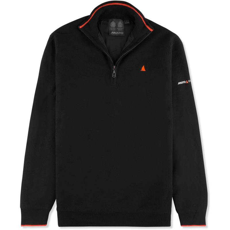 Musto Mens Effortless Windjammer Half Zip Knit Top with FREE Bag-1