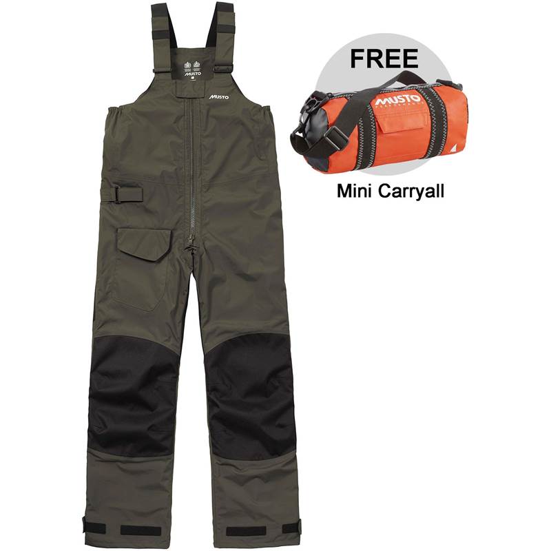 Musto Mens BR1 Waterproof Sailing Salopettes with FREE Bag-2