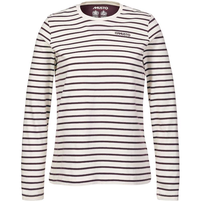 Musto Womens Marina Stripe Long Sleeve Tee OutdoorGB