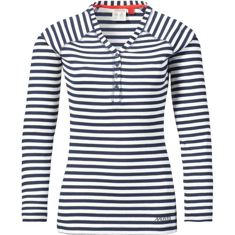 Musto Womens Marina Long-Sleeve Henley Shirt-1
