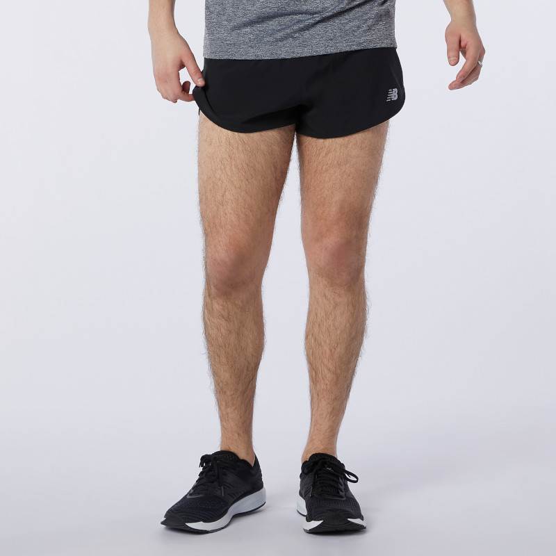 New Balance Mens Impact Run 3in Split Shorts-1